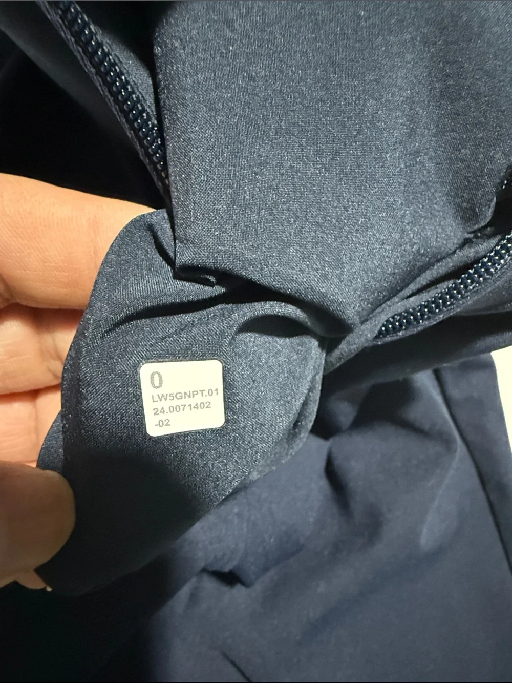 lululemon athletica smooth-fit pull-on high-rise pants color navy